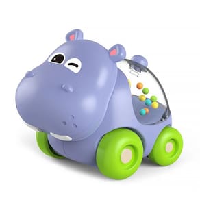 Veículo dos Animais Huanger Hipopótamo Roxo T035 - BBR Toys
