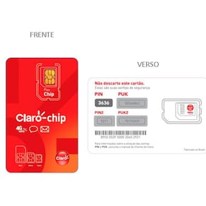 Chip Triplo Claro 4G RJ - CHIPTRIPL4RJ