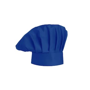 Chapeu de Cozinheiro Azul Chef Touca Unissex Ajustavel