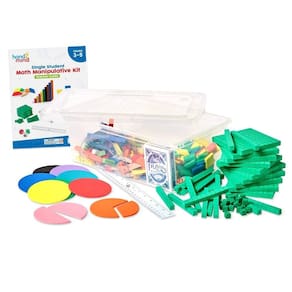 Kit de manipulação matemática hand2mind para estudantes individuais de 8 a 10 anos