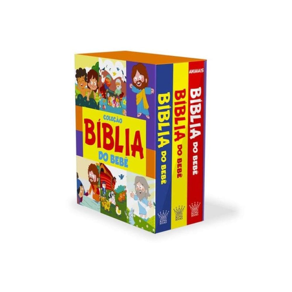 Biblioteca Bíblia Do Bebê Vol. 1 - Box Com 3 Livrinhos