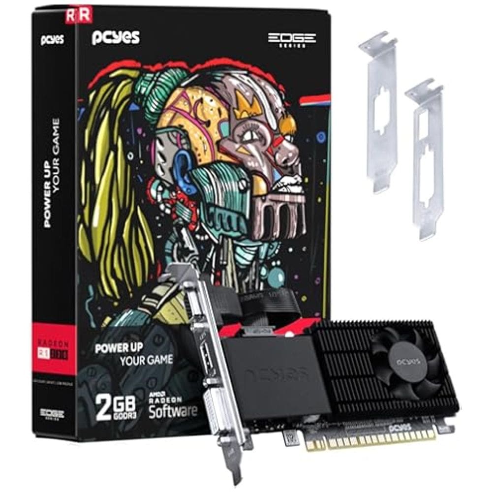 Placa De Video Pci-E Nvidia Gt 610 2Gb Ddr3 64B Lp Ppe610dr3lpbr Pcyes