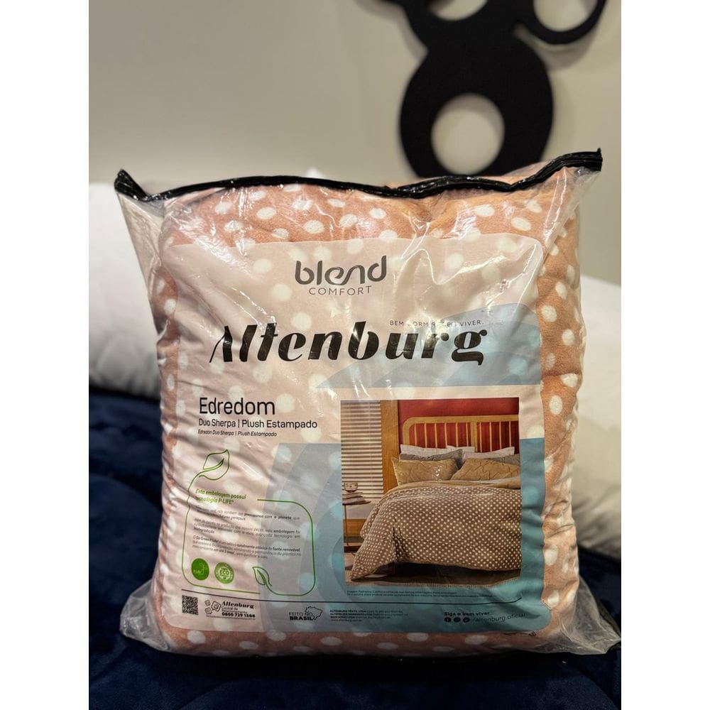 Edredom Solteiro Blend Comfort Duo Rose
