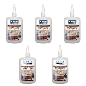05 Pc Cola Adesivo Instantânea Tekbond Moveleira 793 100gr