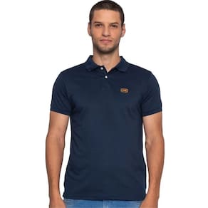 Camisa Polo Masculina Ecko Azul Marinho EK289