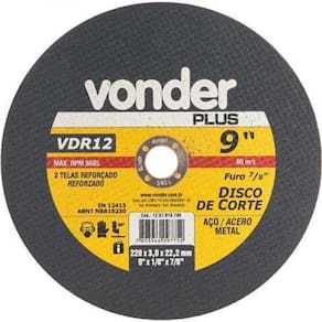 Disco Corte 230,0X3,2X22,23 Vdr12 Vdplus - Vonder