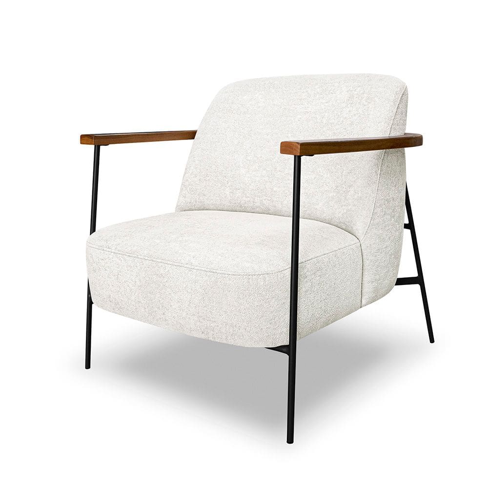 Poltrona Decorativa Lia Boucle Cru - Loja Sheep