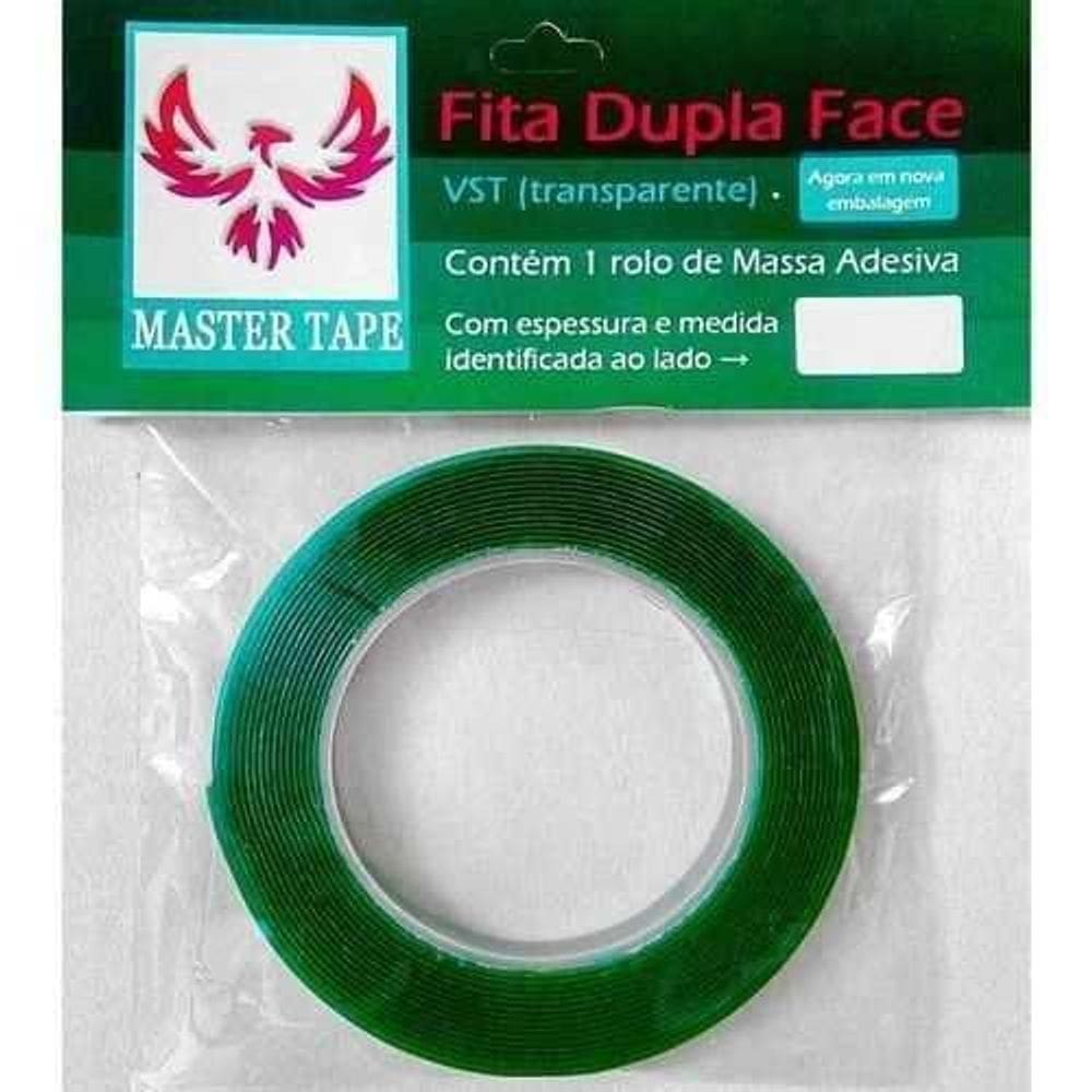 Fita Dupla Face Transp. 6X20M - Master Tape