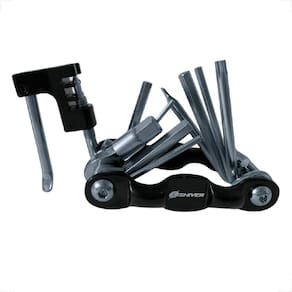 Kit Chave Multiuso Shiver Com Extrator Saca Pino Corrente De Bike Bicicleta 10 Funcoes