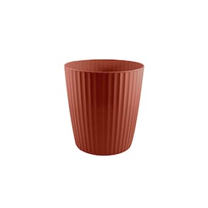Vaso de Planta Marrom Cesto Terracota Jardinagem 22cm
