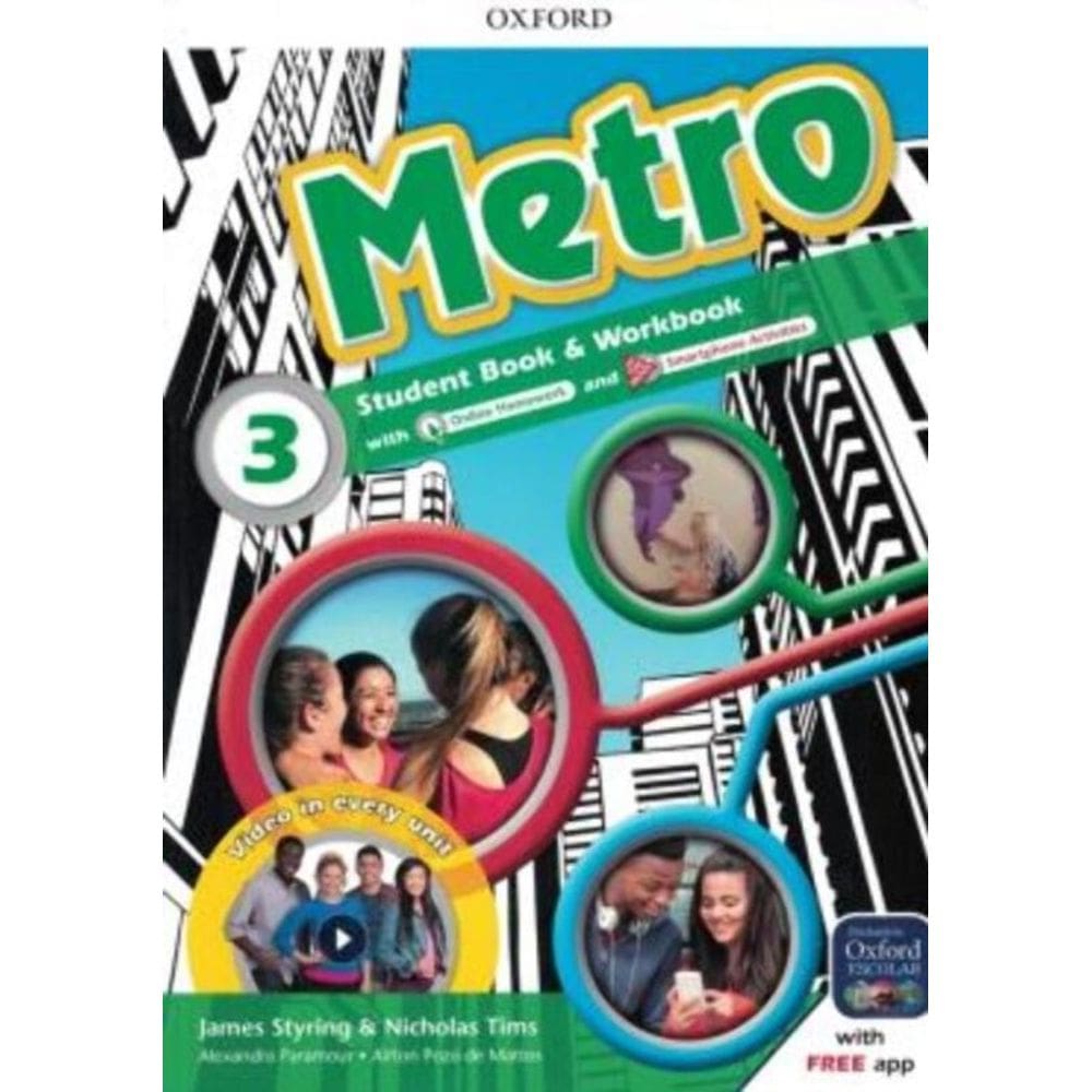 Metro 3 Student Book e Workbook - 01Ed/17