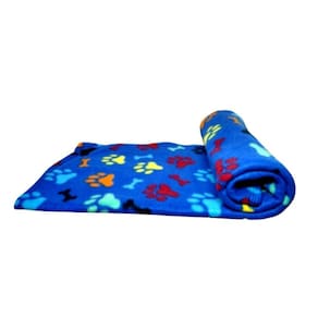Manta Para Cães - Manta Soft Azul Colorido G