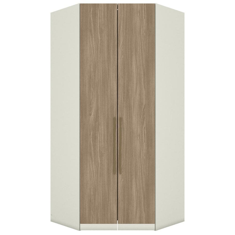 Canto Closet Modulado 2 Portas 241x110 cm Seletto Areia Jequitiba Henn
