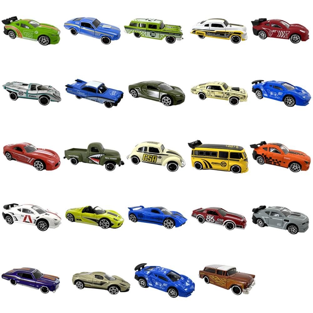 Kit C/4 Mini Veículos Die Cast Garagem S/A