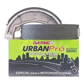 Patim Lona De Freio Traseiro Diafrag Urban Pro Biz 100 Nxr 150 Shineray POP BIS 125 Pop 100 Crf 230 Bros DIAFRAG