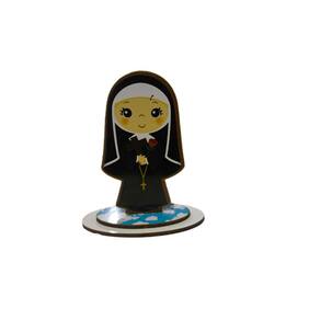 Adorno Pedestal de Santa Rita de Cássia Infantil 9cm