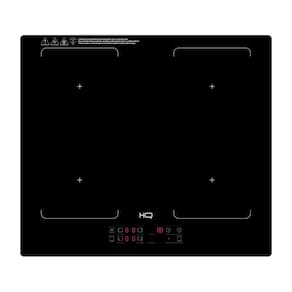 Cooktop De Indução Embutir HQ 4 Bocas Painel Touch Free Zone Preto 7000W HQ-IDE7004FZ 220V