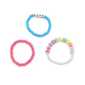 Pulseira Le Miçangas coloridas Adulto com 3 Unidades