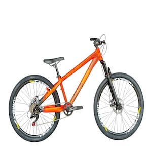 Bicicleta Vikingx X-35 Laranja Wheeling Single Freio a Disco 1x7
