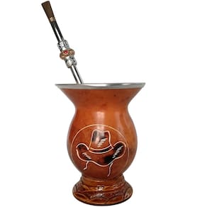 Conjunto Kit Cuia E Bomba Para Chimarrão Mate Terere Porongo