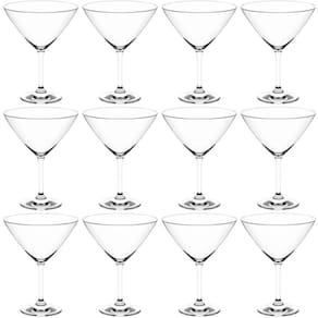 Conjunto 12 Taças de Cristal 210ml Dry para Martínis Drinks Coquetéis Haus Concept