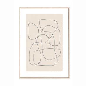 Quadro Minimalista Em Canvas 13575-1 70X50X3Cm Tela Mart