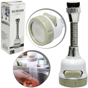 Extensor Ajustável Torneira Bico 360 E 3 Jatos Fácil De Usar