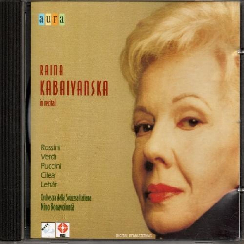 Raina Kabaivanska: Recital Lugano - Novo Colecionador Cd