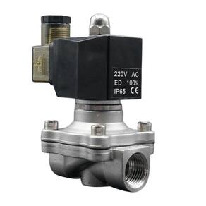 Válvula Solenoide Inox 304 1/2 Bsp Normal Fechada
