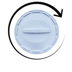 Balde Para Slime 20L Tampa De Rosquear - Kit 17 Pçs