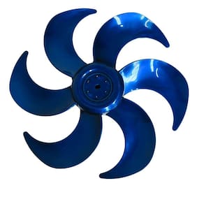 Helice Do Ventilador 30Cm 6 Pás Azul Metálico Mondial