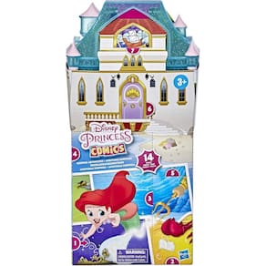 Disney Princess Comics Mini Castelo 5 Bonecas Ariel E9070