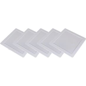 Kit 5 Luminária Plafon Led Quadrado Embutir 18W 6500K - Noll