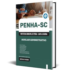 Apostila Prefeitura Penha Sc 2025 - Auxiliar Administrativo