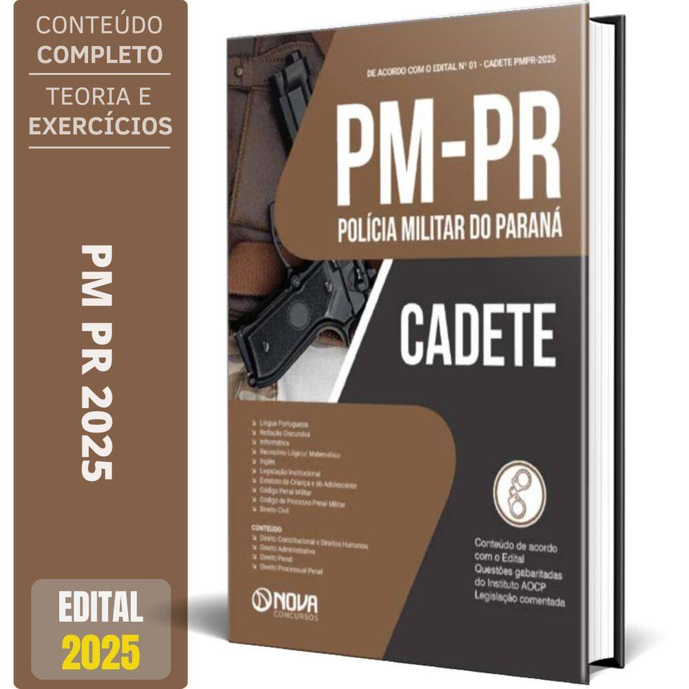 Apostila Pm Pr 2025 - Cadete