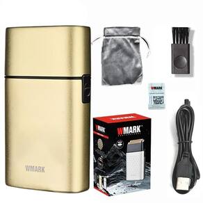Maquina Shaver Wmark Ng 998 Dourada Profissional
