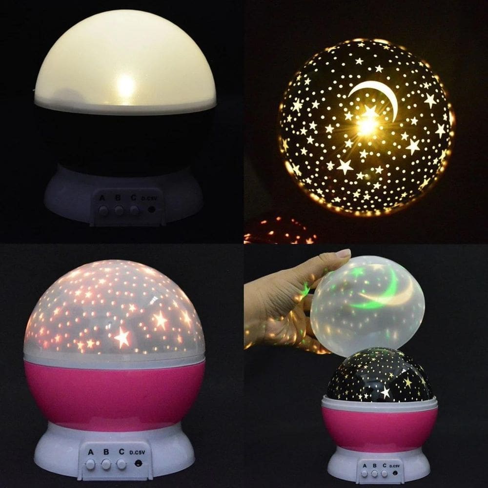 Projetor E Luminária Galáxia Com Cabo Usb