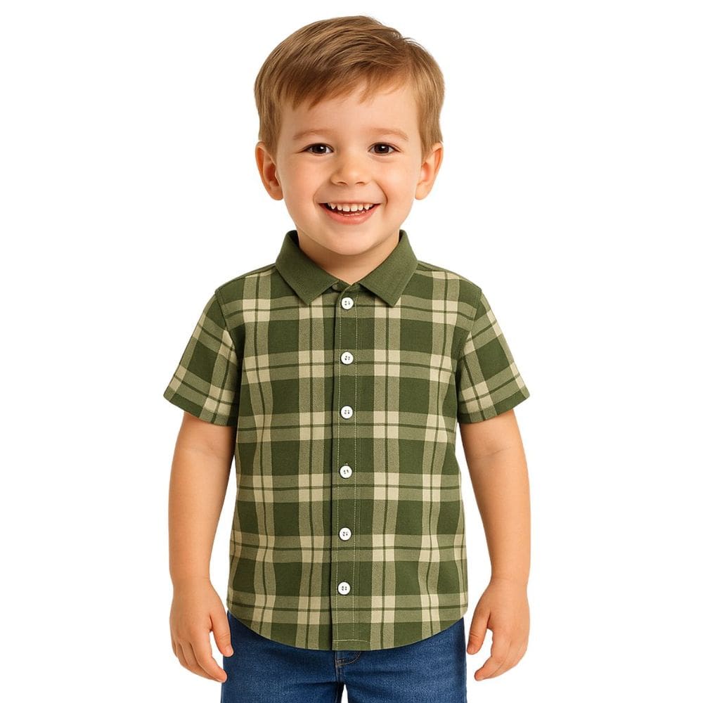 Camisa Xadrez Festa Junina Infantil Tricoline Tamanho 4 a 14