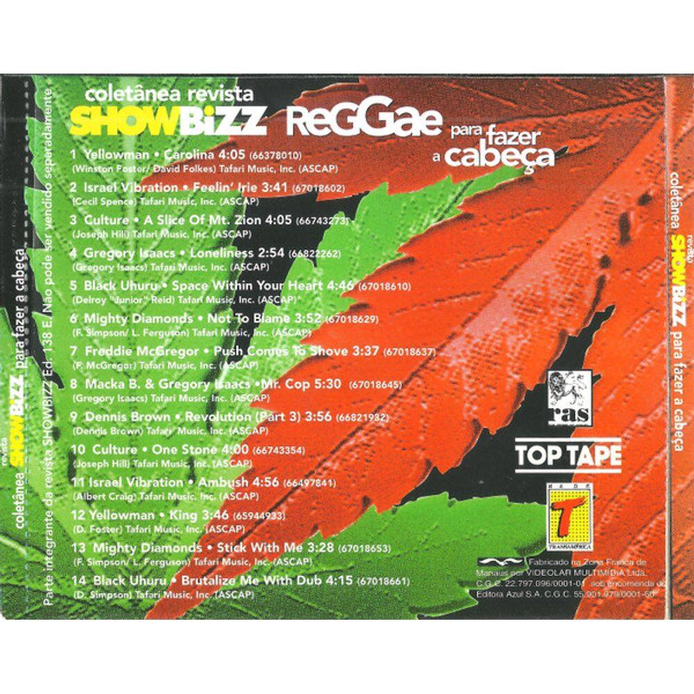 Cd Reggae Para Fazer A Cabeça - Revista Show | Casas Bahia