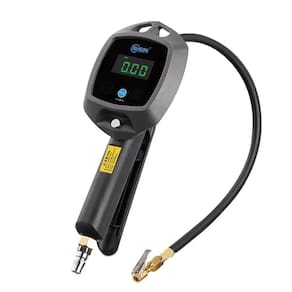 Calibrador Digital display led Portatil Pneus 0-255psi Preto
