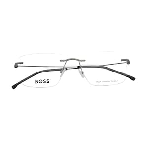 armação de óculos Boss mod 1706/f v81 titanium