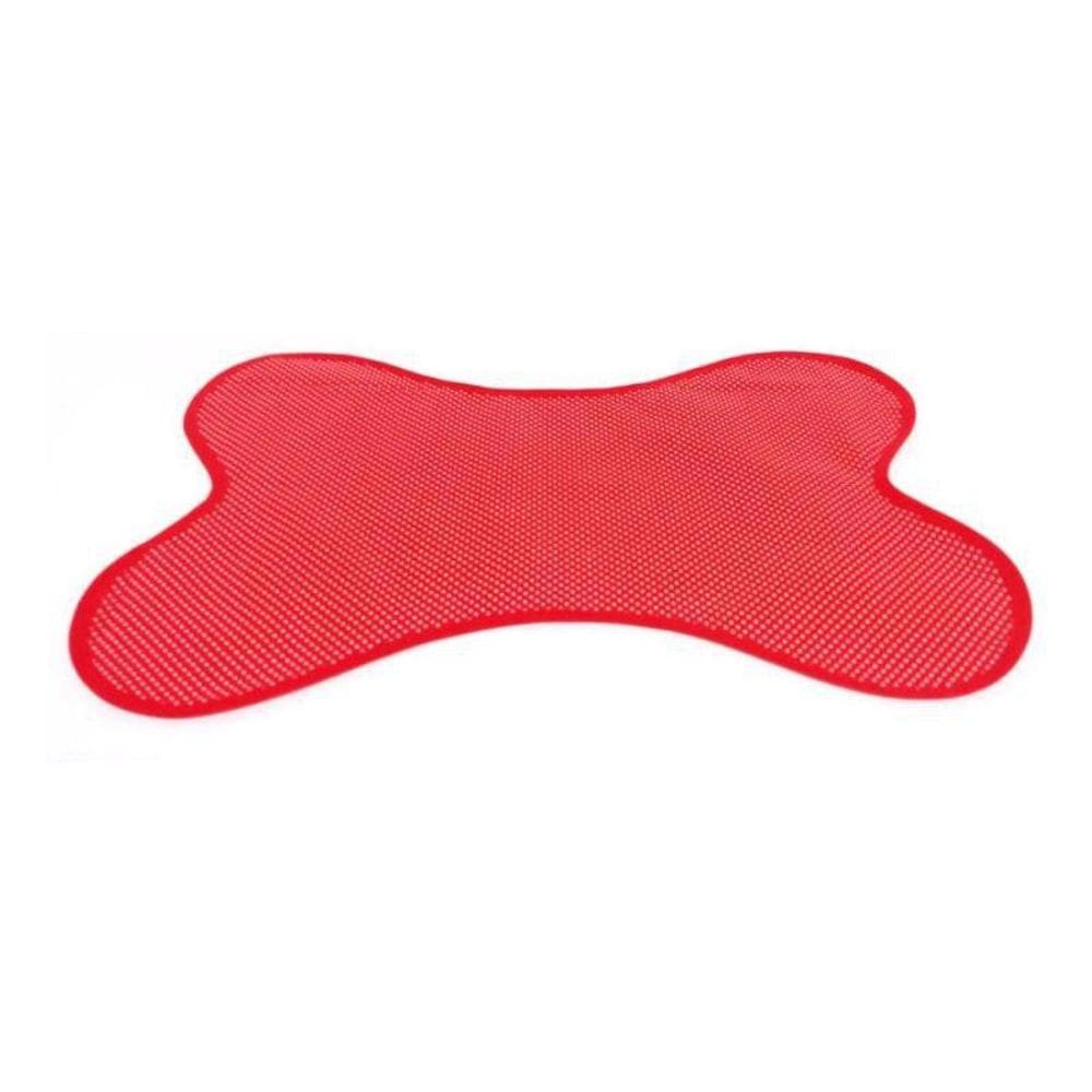 Tapete Para Pet Vermelho Poá 22X16Cm