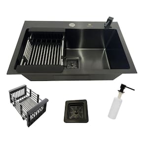 Cuba Gourmet Quadrada Inox 304 Preto Acessórios 60X40 Cub007