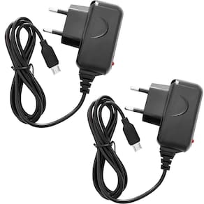 Kit 4 Carregadores De Celular Micro USB Bivolt Fonte Preto