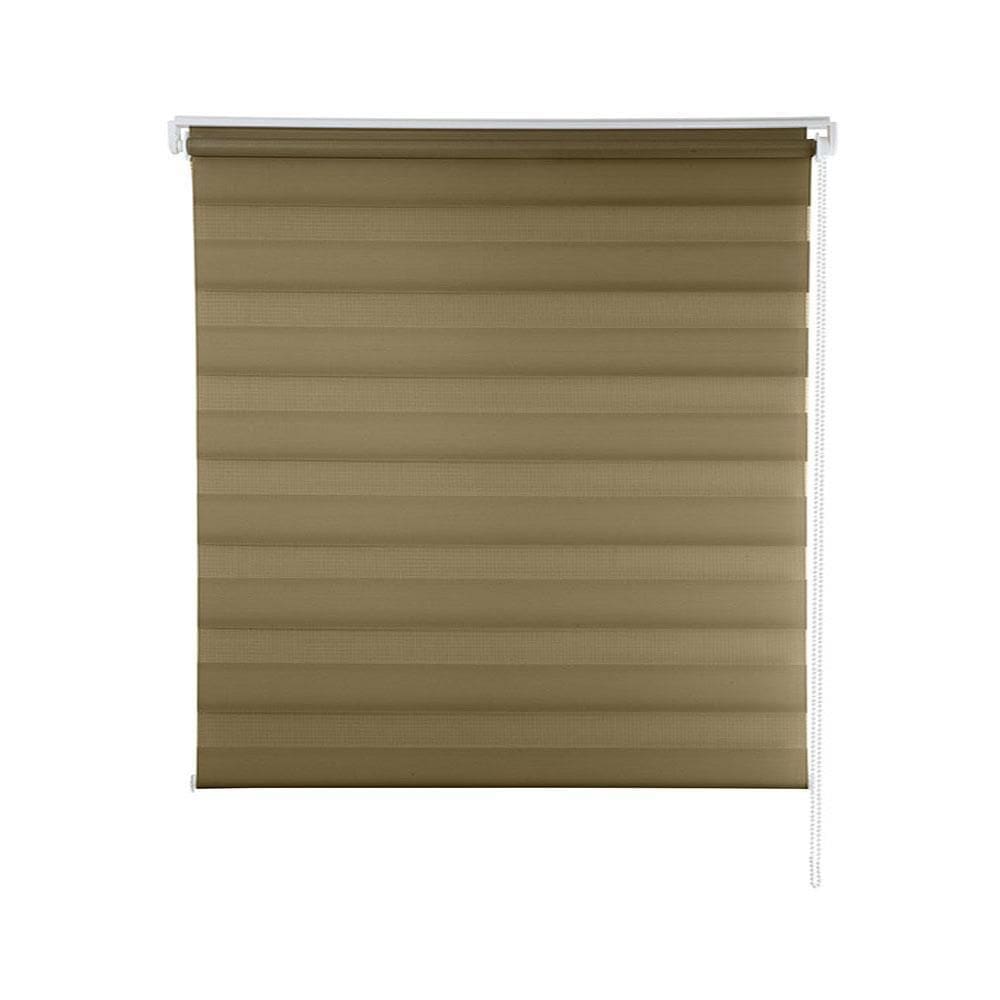 Persiana Zebra Rolo Dupla 160X160 Caramelo