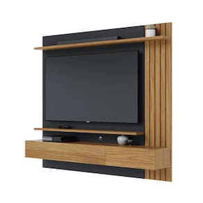 Painel TV 70 Pol 180cm Bancada Suspensa Ripado Luca C04 - D`Rossi