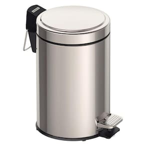 Lixeira Inox com Pedal 3 Litros Escritório Casa Tramontina