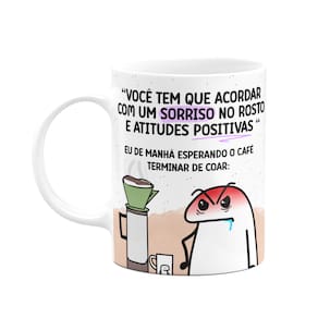 Caneca Flork - Um sorriso no rosto e atitudes positivas