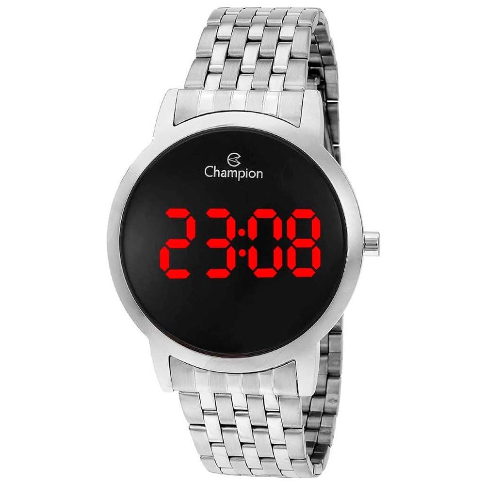 Relógio CHAMPION feminino digital prata CH40099T