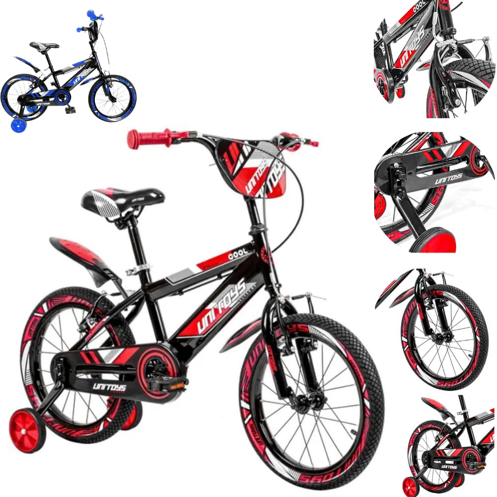 Bicicleta Infantil Pro Aventura Bike Aro 16 Com Rodinhas Criança Menino Menina Freios V-brake
